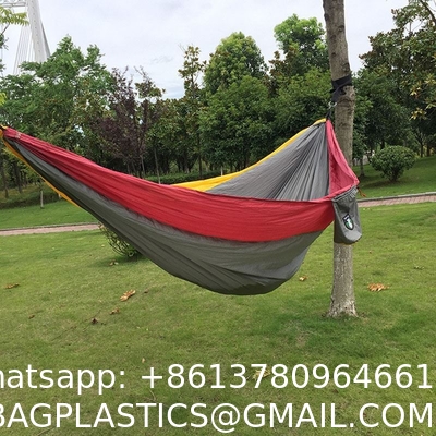 Camping Hammock with Mosquito Net, Hammocks with 13ft Tree Straps Carabiners, Automatic Quick Open Outdoor