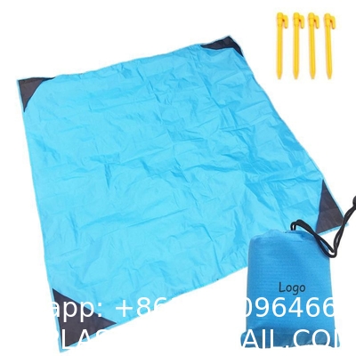 Camping Picnic Mat, Beach Blanket 78''×81'' 4-7 Adults Oversized Lightweight Waterproof Sandproof Large Picnic Mat