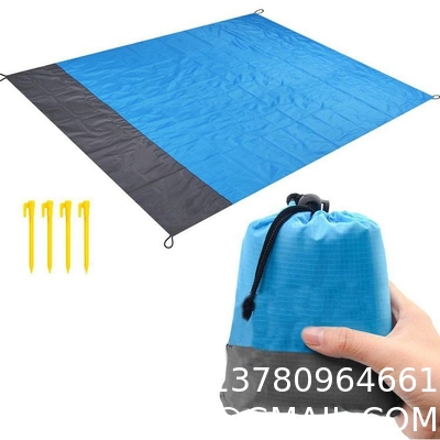 Camping Picnic Mat, Beach Blanket 78''×81'' 4-7 Adults Oversized Lightweight Waterproof Sandproof Large Picnic Mat