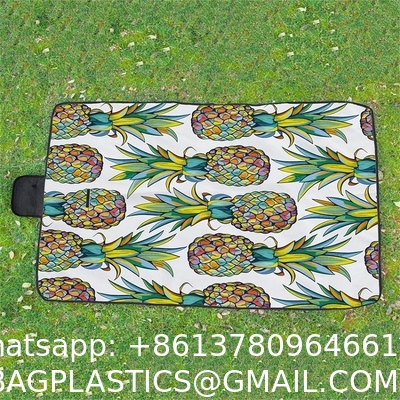 Camping Picnic Mat, Beach Blanket 78''×81'' 4-7 Adults Oversized Lightweight Waterproof Sandproof Large Picnic Mat