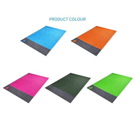 Camping Rug, Beach Blanket Silky Soft 85"x72" Boho Sand Proof Beach Blanket Sand Proof Mat with Corner Pockets