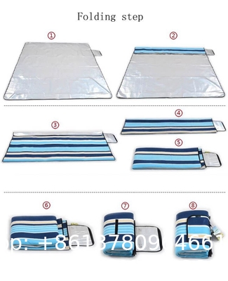 Camping Rug, Beach Blanket Silky Soft 85"x72" Boho Sand Proof Beach Blanket Sand Proof Mat with Corner Pockets