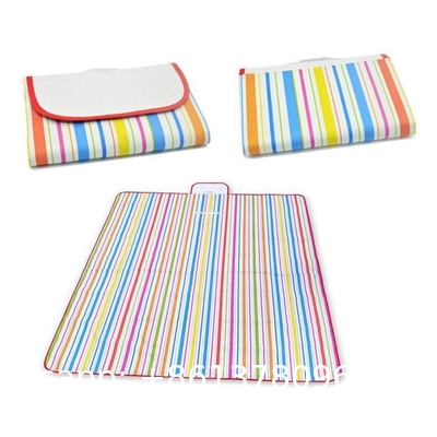 Camping Rug, Beach Blanket Silky Soft 85"x72" Boho Sand Proof Beach Blanket Sand Proof Mat with Corner Pockets