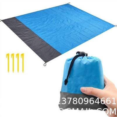 Camping Rug, Beach Blanket Silky Soft 85"x72" Boho Sand Proof Beach Blanket Sand Proof Mat with Corner Pockets