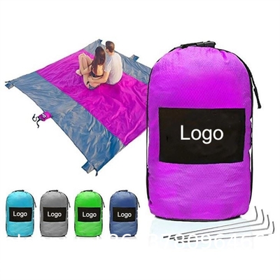 Camping Rug, Beach Blanket Silky Soft 85"x72" Boho Sand Proof Beach Blanket Sand Proof Mat with Corner Pockets