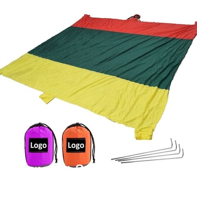 Camping Rug, Beach Blanket Silky Soft 85"x72" Boho Sand Proof Beach Blanket Sand Proof Mat with Corner Pockets