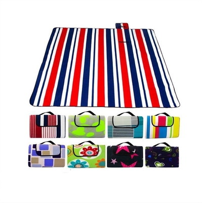 Camping Rug, Beach Blanket Silky Soft 85"x72" Boho Sand Proof Beach Blanket Sand Proof Mat with Corner Pockets