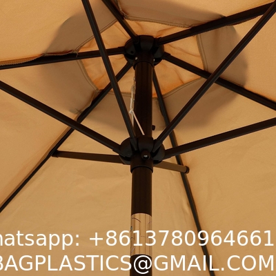 Patio Umbrella, Yard Umbrella Push Button Tilt Crank, Terrace Garden Restaurant Patio Parasol Outdoor Umbrella