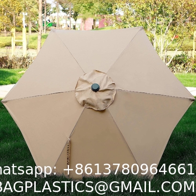 Patio Umbrella, Yard Umbrella Push Button Tilt Crank, Terrace Garden Restaurant Patio Parasol Outdoor Umbrella