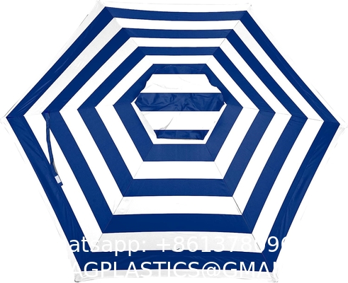 Outdoor Market Umbrella with Sand Anchor and Carrying Bag, Portable Patio and Beach Umbrella with Anchor