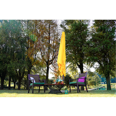 Patio Umbrella, Yard Umbrella Push Button Tilt Crank, Terrace Garden Restaurant Patio Parasol Outdoor Umbrella