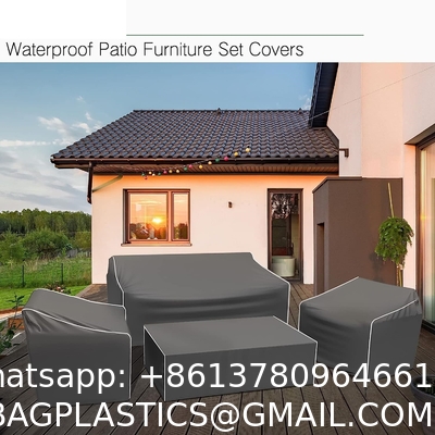 Outdoors Heavy Duty Waterproof Anti-UV Extra Large Patio Furniture/Sectional Sofa Cover,140"x86"