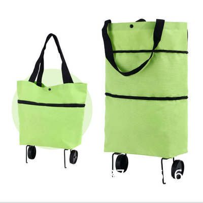 Laundry Utility Big Capacity Grocery Shopping Cart Lightweight Folding Waterproof Insulated Shopping Trolley