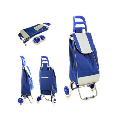 Laundry Utility Big Capacity Grocery Shopping Cart Lightweight Folding Waterproof Insulated Shopping Trolley