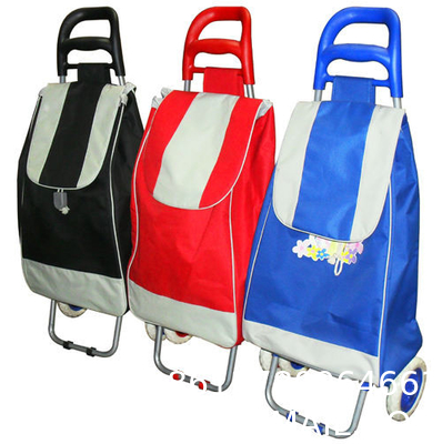 Laundry Utility Big Capacity Grocery Shopping Cart Lightweight Folding Waterproof Insulated Shopping Trolley
