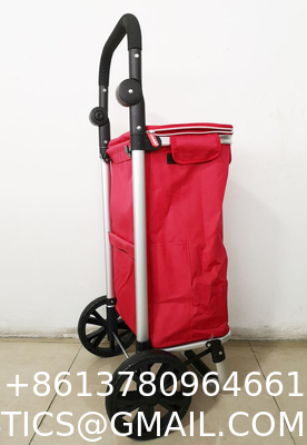 Laundry Utility Big Capacity Grocery Shopping Cart Lightweight Folding Waterproof Insulated Shopping Trolley