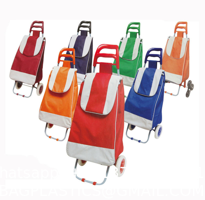 Laundry Utility Big Capacity Grocery Shopping Cart Lightweight Folding Waterproof Insulated Shopping Trolley
