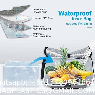 Wholesale Outdoor Portable Insulated Cooler Lunch Bags Storage Box Camping Portable Picnic Basket With Lid