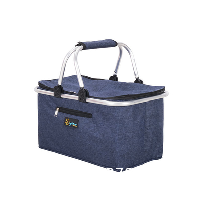Picnic Baskets, Wholesale Hot Sales Retail Foldable Supermarket Shopping Basket Mesh Shopping Basket Mini