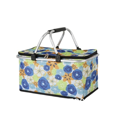 Picnic Baskets, Wholesale Hot Sales Retail Foldable Supermarket Shopping Basket Mesh Shopping Basket Mini