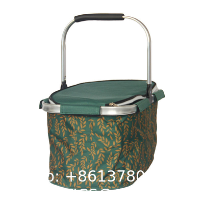 Picnic Baskets, Wholesale Hot Sales Retail Foldable Supermarket Shopping Basket Mesh Shopping Basket Mini