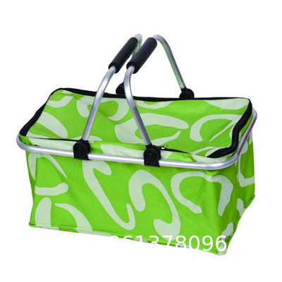 Picnic Baskets, Wholesale Hot Sales Retail Foldable Supermarket Shopping Basket Mesh Shopping Basket Mini