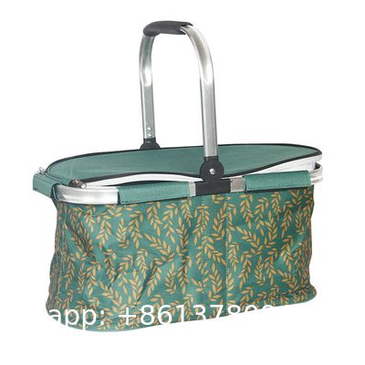 Picnic Baskets, Wholesale Hot Sales Retail Foldable Supermarket Shopping Basket Mesh Shopping Basket Mini