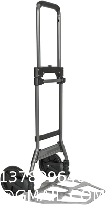 Folding Hand Truck Dolly, 264 Lb Capacity Heavy-Duty Luggage Trolley Cart Telescoping Handle and PP+EVA Wheels