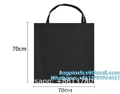 Extra Large Moving Bags, 4 Pack Heavy Duty Totes For Storage with Visible Window, Wrap Around Handles, Storage Bag