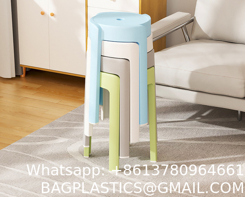 Modern Acrylic Counter Bar Stool In Clear - Fully Assembled High Transparent Counter Height Stool