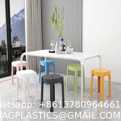 Modern Acrylic Counter Bar Stool In Clear - Fully Assembled High Transparent Counter Height Stool