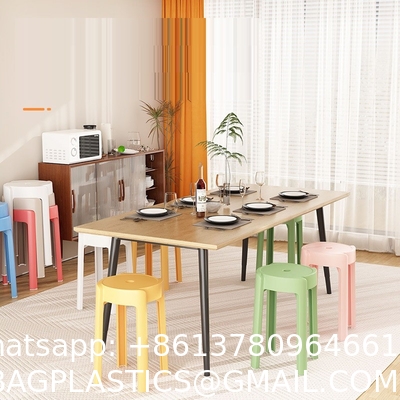 Modern Acrylic Counter Bar Stool In Clear - Fully Assembled High Transparent Counter Height Stool