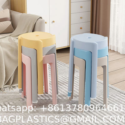Modern Acrylic Counter Bar Stool In Clear - Fully Assembled High Transparent Counter Height Stool