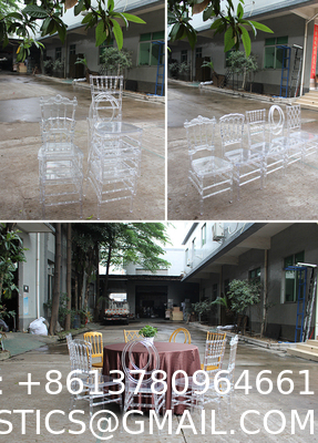 Clear Dining Chairs Crystal Transparent Seat, Modern Dining Chairs, Side Chairs for Wedding Party Event Reception