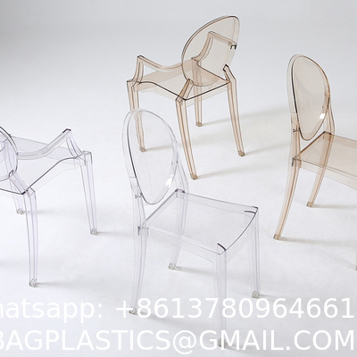 Clear Dining Chairs Crystal Transparent Seat, Modern Dining Chairs, Side Chairs for Wedding Party Event Reception