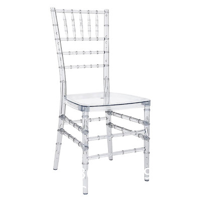 Clear Dining Chairs Crystal Transparent Seat, Modern Dining Chairs, Side Chairs for Wedding Party Event Reception