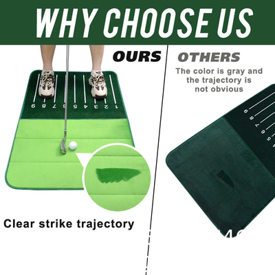 New Design Driving Range Golf Hitting Teaching Mat Golf Swing Training Mat For Swing Detection