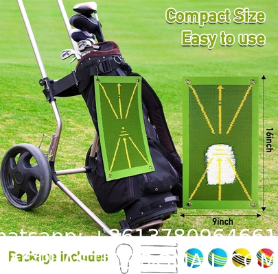 New Design Driving Range Golf Hitting Teaching Mat Golf Swing Training Mat For Swing Detection