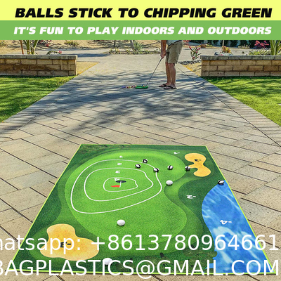 Wholesale Custom Logo Training Driving Practice Putting Golf Mat Golf Hitting Mats Artificial Turf with Rubber