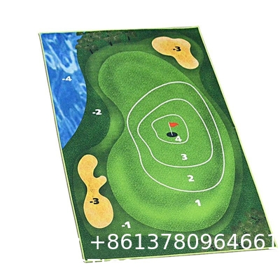 Wholesale Custom Logo Training Driving Practice Putting Golf Mat Golf Hitting Mats Artificial Turf with Rubber