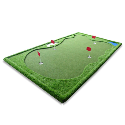 Factory OEM Portable Golf Putting Green Golf Mat Putting Anti-Water Rubber Mat For Mini Golf Course Use