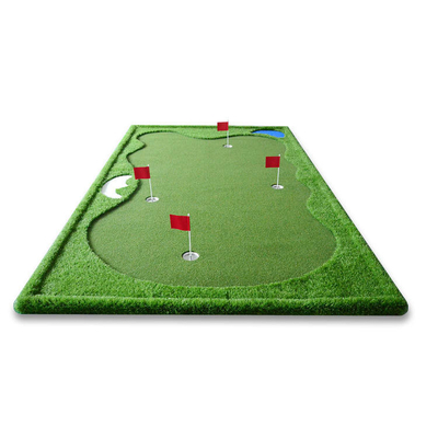 Factory OEM Portable Golf Putting Green Golf Mat Putting Anti-Water Rubber Mat For Mini Golf Course Use