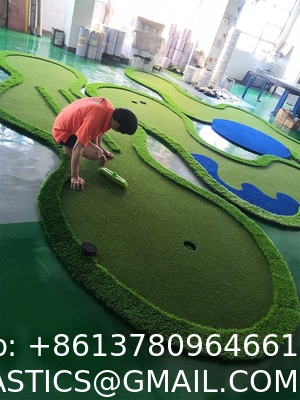 Factory OEM Portable Golf Putting Green Golf Mat Putting Anti-Water Rubber Mat For Mini Golf Course Use