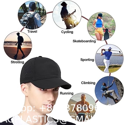 Custom Sports Golf Hat Fitted Solid Caps Performance Cap, Performance Running Hat, Stretchy Fabric with Vented Mesh