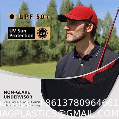 Custom Sports Golf Hat Fitted Solid Caps Performance Cap, Performance Running Hat, Stretchy Fabric with Vented Mesh