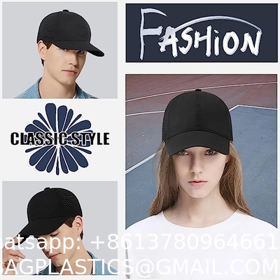 Custom Sports Golf Hat Fitted Solid Caps Performance Cap, Performance Running Hat, Stretchy Fabric with Vented Mesh