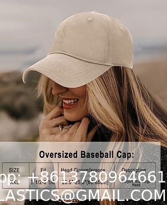 Oversize XXL Baseball Cap for Big Heads  Extra Large Low Profile Dad Hat Sports Cap Adjustable Strapback Hat