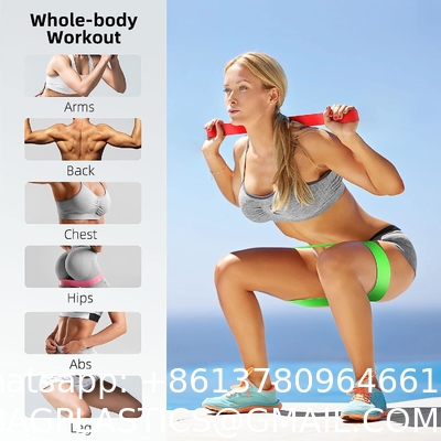 Resistance Bands, Exercise Workout Bands for Women and Men, 5 Set of Stretch Bands for Booty Legs, Pilates Flexbands