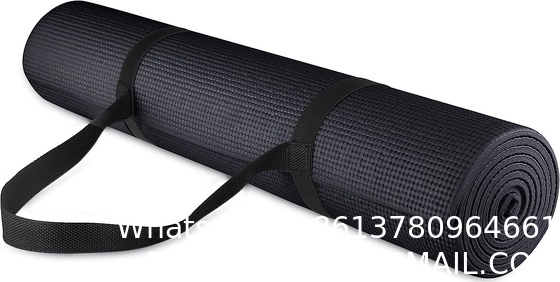 Extra Thick Yoga Mat for Women Men Kids, Professional TPE Yoga Mats, Workout Mat with Carrying Strap Yoga, Pilates