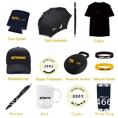 Business Staff Welcome Uniform Graduation Sports Branded Custom Logo Promotional Gift Set Socks Cap Bag Umbrella